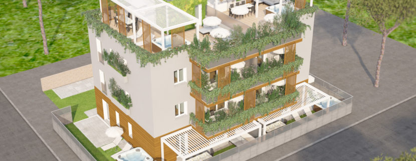 Nuovo appartamento piano terra giardino privato Centro Milano Marittima