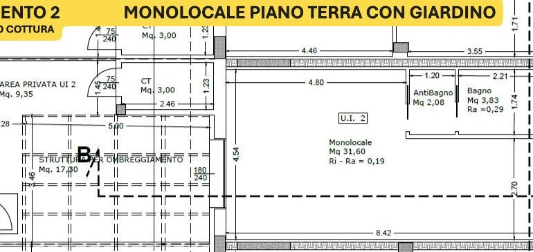8 PIANO TERRA MONOLOCALE NR 2 CATTURA