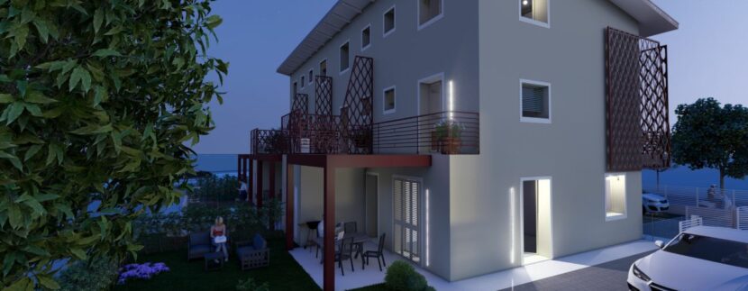 loft open space con Giardino al mare