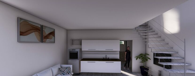 loft open space con Giardino al mare