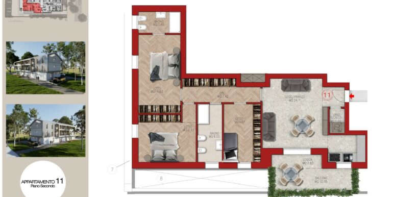 Foto 15 Appartamento N.11 Secondo Piano