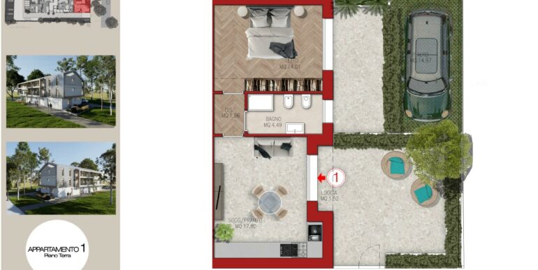 Foto 5 Appartamento N.1 Piano Terra