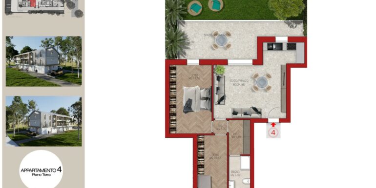 Foto 7 Appartamento N.4 Piano Terra