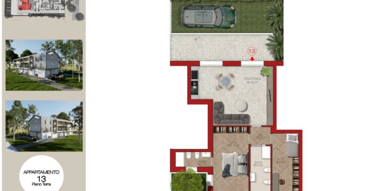 Foto 8 Appartamento N.13 Piano Terra